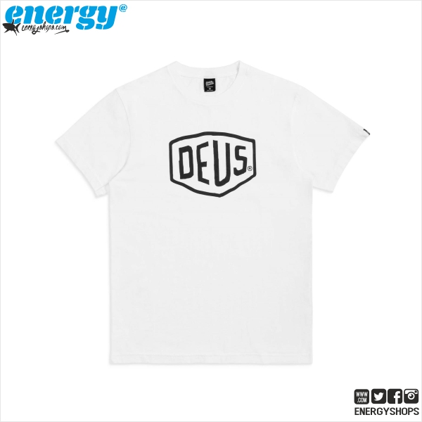 t-shirt Deus Shield Tee White