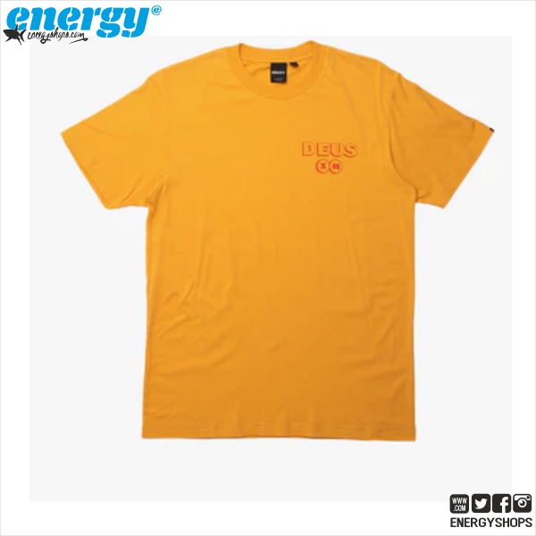 T-shirt Deus Thinker Tee Golden Yellow